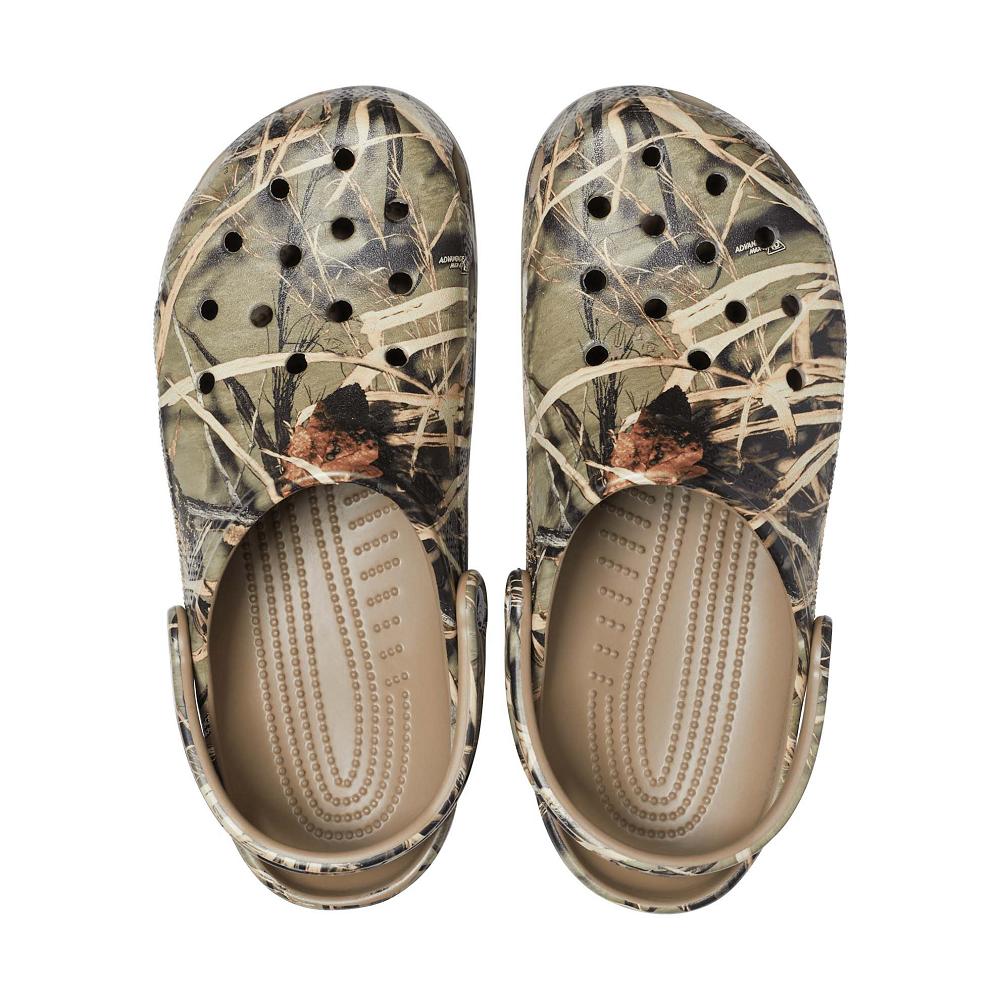 Brown Men's Crocs Classic Realtree® V2 Shoes | NZ 0666HAPK